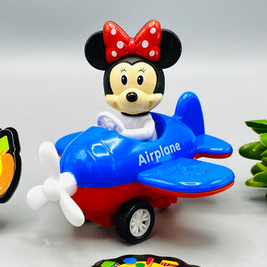 1Pc Mini Inertial Minnie Mouse Aircraft