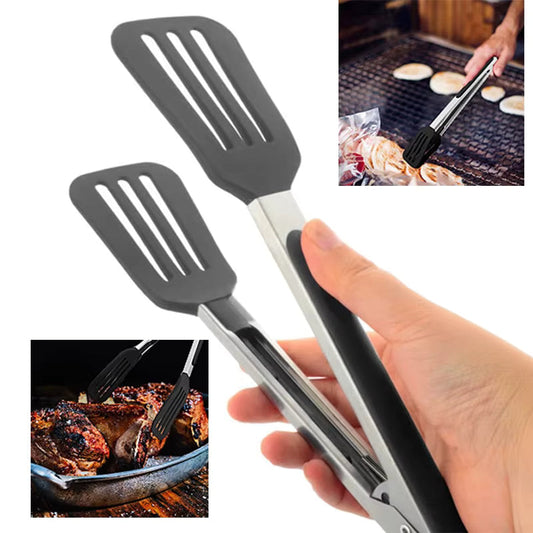 Spatula Tongs – Non Stick Cooking Tongs for BBQ & Kitchen