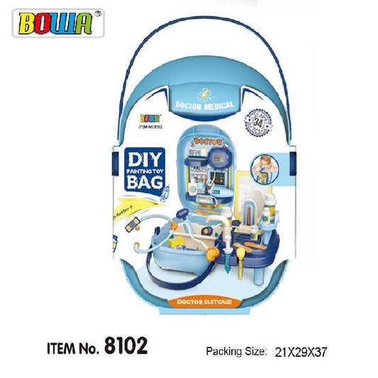 Bowa's Doctor Suitcase - DIY Painting Toy Bag
