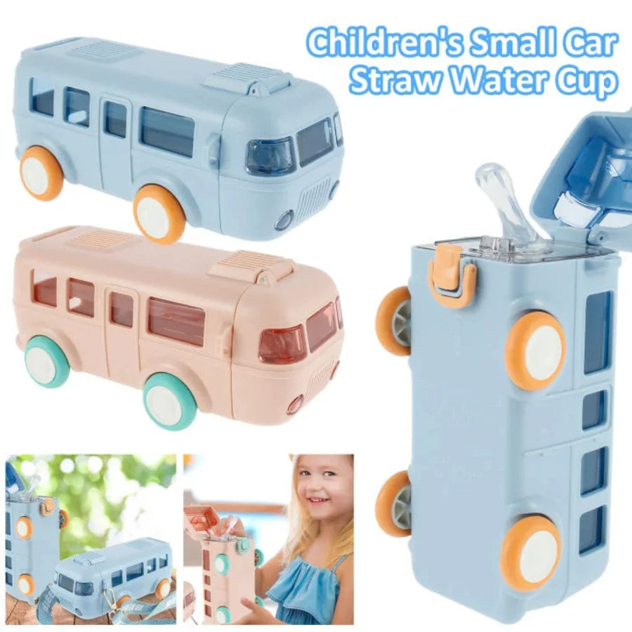Bus Shape School Water Bottle
