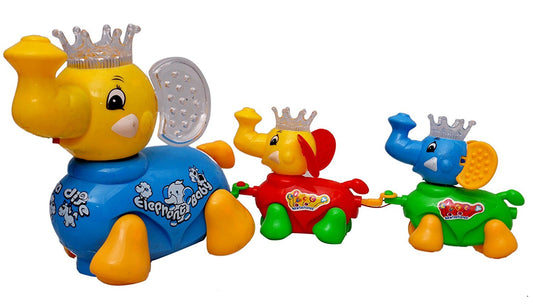 Electronic Amusing Elephant Family