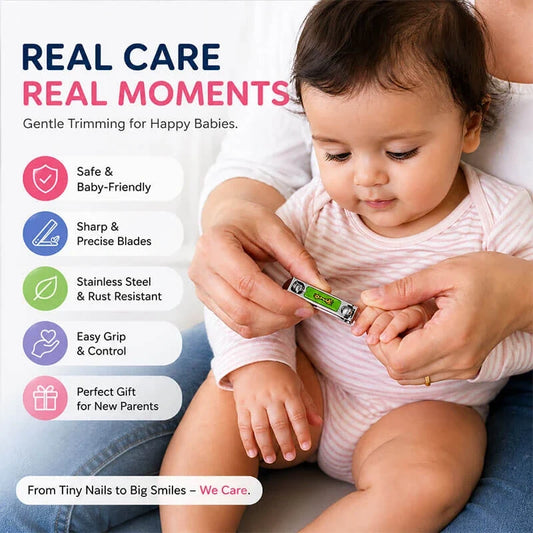 Baby Nail Clipper Stainless Steel – Safe & Precise Nail Cutter for Infants