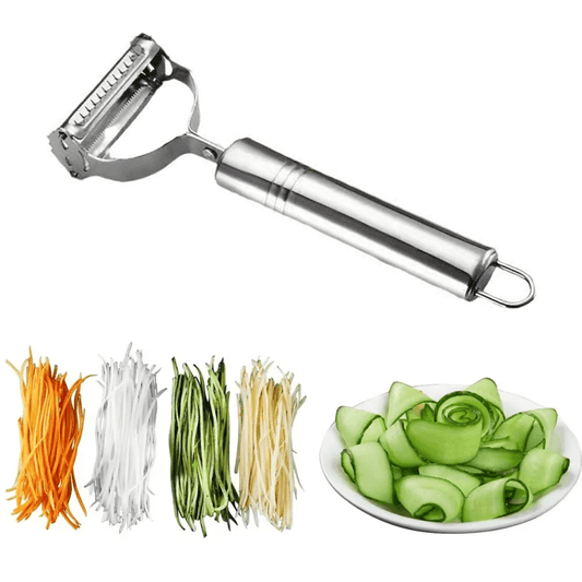 2-in-1 Vegetable Peeler & Julienne Cutter – 304 Stainless Steel