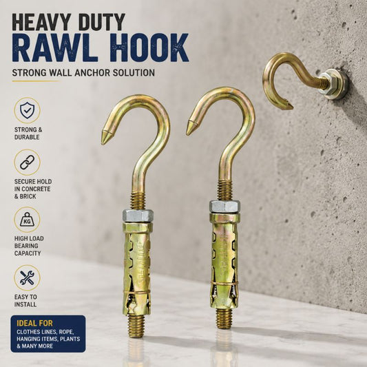 Heavy Duty Rawl Hook Wall Anchor
