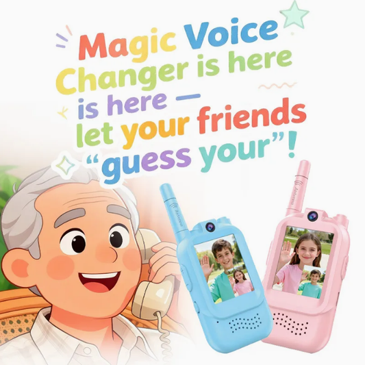 Kids 2Pcs Rechargeable Video Walkie Talkie