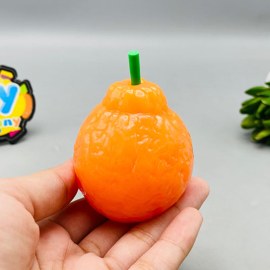 1Pc Orange Super Solid Fruit Squishy