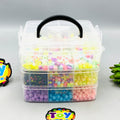 1000Pcs DIY Multi-Color Creative Beads Set With Storage Box