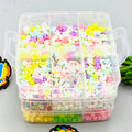 1000Pcs DIY Multi-Color Creative Beads Set With Storage Box