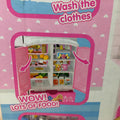 Barbie Kitchen Combination Cabinet Play Set