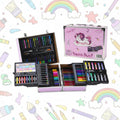 133Pcs Premium Unicorn Themed Kids Painting Kit Briefcase
