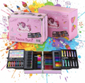 133Pcs Premium Unicorn Themed Kids Painting Kit Briefcase