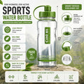 1500ML Sports Water Bottle with Straw & Carry Loop – BPA Free Leakproof Gym & Travel Bottle