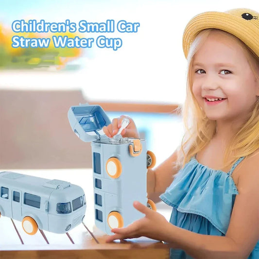 Bus Shape School Water Bottle