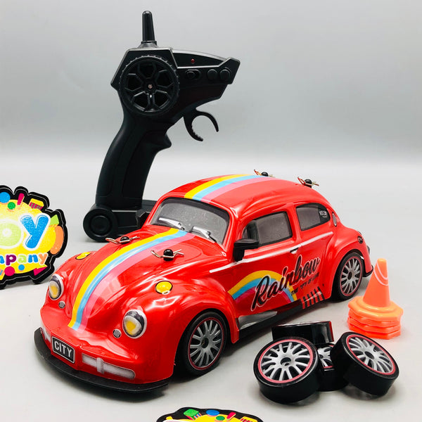 1:18 RC Volkswagen Beetle Foxy Drift Car With Smoke