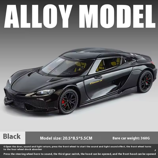 1:24 Diecast Koenigsegg Gemera Model Car