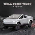 1:24 Diecast Tesla Model With Quad Bike