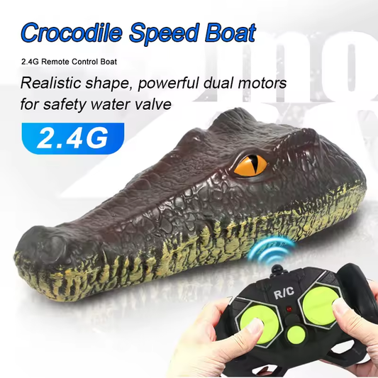 2.4G RC 2in1 Crocodile Speedboat
