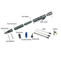 Multifunctional Tactical Pen – LED Light, Glass Breaker, Whistle & Fire Starter