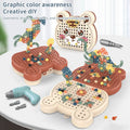 224Pcs DIY Space Themed 3D Puzzle With Electric Drill