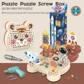 224Pcs DIY Space Themed 3D Puzzle With Electric Drill