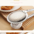 2-in-1 Filter Spoon with Tongs – Strainer & Serving Clip