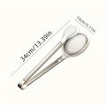 2-in-1 Filter Spoon with Tongs – Strainer & Serving Clip
