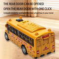 2in1 Inertial Mini School Bus & Track Set With Car