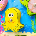 2in1 Wooden Ocean Themed Fishing Game