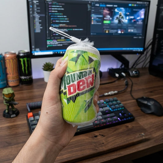 3.5 Inches Mountain Dew Squishy Cane - 1Pc