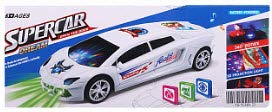 Super Car 360° Rotating with 3D Projector Light