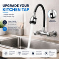 360° Bendable Silicone Tap Extension Faucet Nozzle – Soft & Shower water (Random Color)