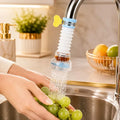 360° Flexible Water Saving Faucet Extender with Filter Aerator