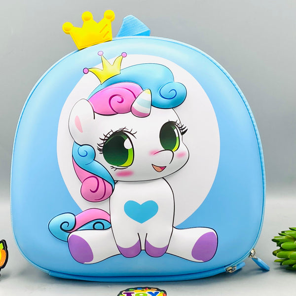 3D Kids Cute Unicorn Design EVA Backpack