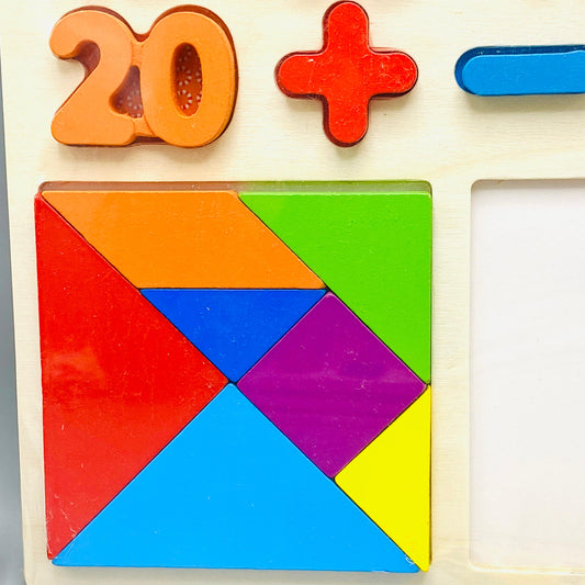 3in1 Wooden Numbers & White Board