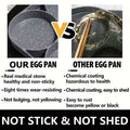 4-Hole Non-Stick Frying Pan with Wooden Handle