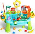40Pcs Kids Pretend Vegetable Washing Basin With Mist