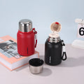 450ml Double Wall Stainless Steel Thermo Cup – Leak-Proof Coffee Mug with Lid & Handle