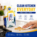 80PCS Kitchen Cleaning Wipes for Stove & Kitchen Surfaces – Heavy Oil & Grease Remover Wet Wipes