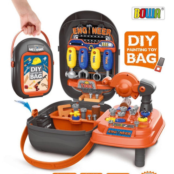 Bowa's Engineer Tools Suitcase - DIY Painting Toy Bag