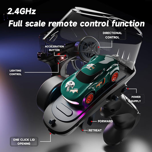 4WD RC Mini Drift Car With LED Lights