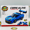 DIY 3in1 Concept Car Lego Bricks Set - 161Pcs