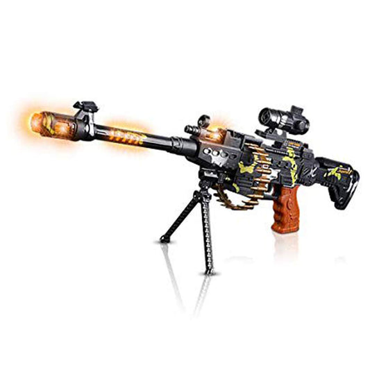 Battery Operated Machine Gun - Laser Light