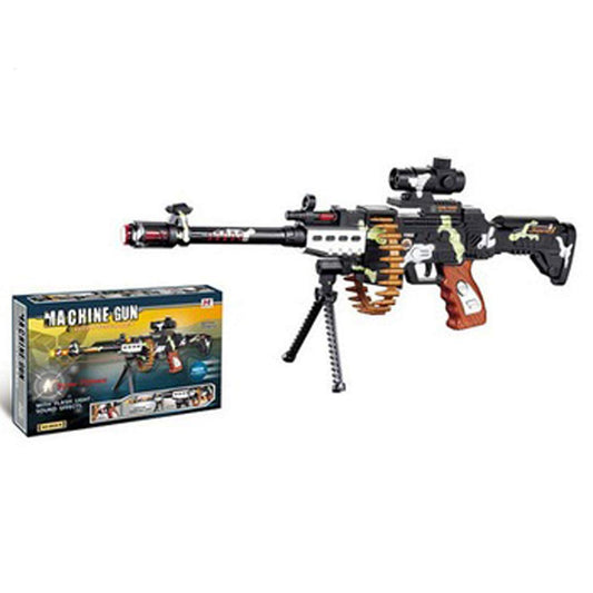 Battery Operated Machine Gun - Laser Light