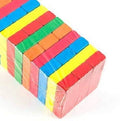 Wooden Block Stacking Game with Dice - 54 Pieces