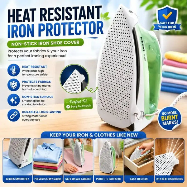 Heat Resistant Iron Protector – Non-Stick Iron Shoe Cover