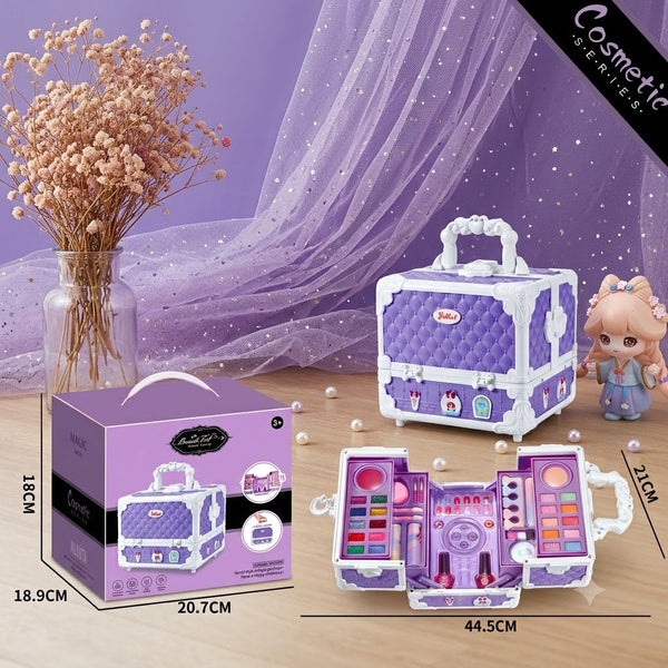 59Pcs Realistic 3 Layers Makeup Briefcase