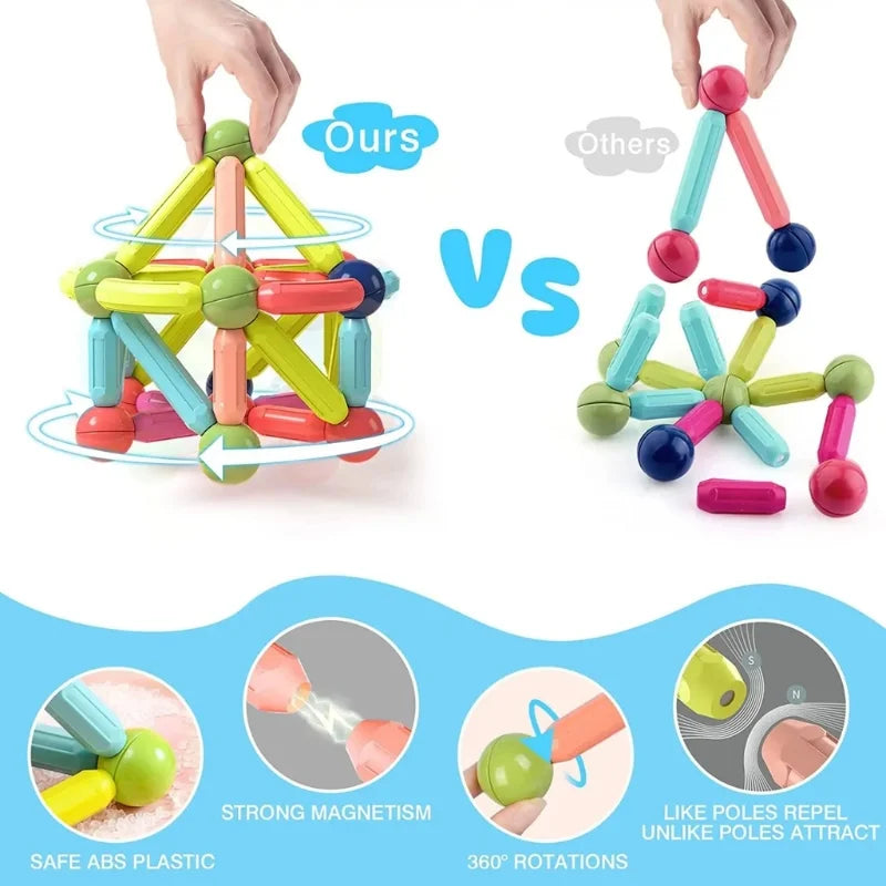 25 Pcs Magnetic Building Blocks Set