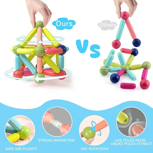 25 Pcs Magnetic Building Blocks Set