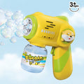 Mini 5 Holes Dog Themed Colorful Bubble Gun