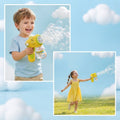 Mini 5 Holes Dog Themed Colorful Bubble Gun